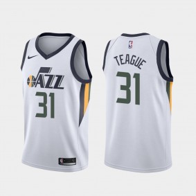 MaCio Teague Utah Jazz 2021-22 Association Edition White Jersey
