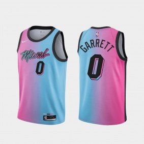 Marcus Garrett Miami Heat 2021-22 City Edition Blue Pink Jersey