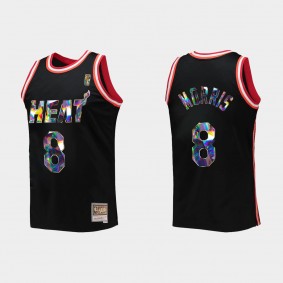 Miami Heat HWC Limited Markieff Morris #8 Diamond Edition 75TH Black Jersey
