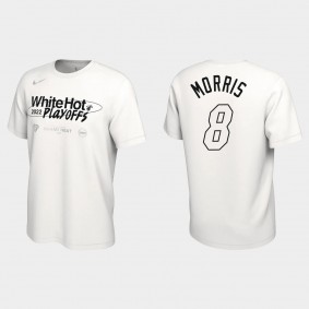 Heat White Hot 2022 Playoffs Markieff Morris T-shirt White