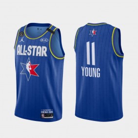 Atlanta Hawks Trae Young Blue 2020 NBA All-Star Game Eastern Conference #11 Jersey