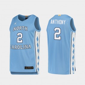 Cole Anthony North Carolina Tar Heels #2 Carolina Blue Limited College Basketball Jersey