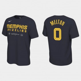 Men's Grizzlies 2022 NBA Playoffs De'Anthony Melton T-shirt Navy