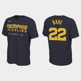 Men's Grizzlies 2022 NBA Playoffs Desmond Bane T-shirt Navy