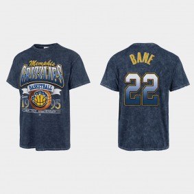 75th City Memphis Grizzlies Desmond Bane Mineral Wash Vintage Tubular Navy T-shirt