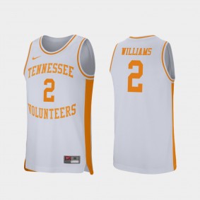 Grant Williams Tennessee Volunteers #2 White Retro Performance College Basketball Jersey