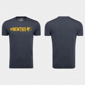 Grizzlies 2022 NBA Playoffs MEMTHIS Comfy T-shirt Navy