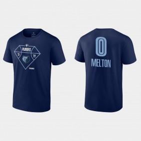 2022 NBA Playoffs Grizzlies De'Anthony Melton Diamond Tip Off T-shirt Navy