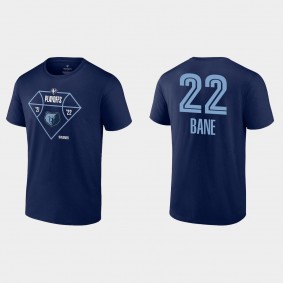 2022 NBA Playoffs Grizzlies Desmond Bane Diamond Tip Off T-shirt Navy