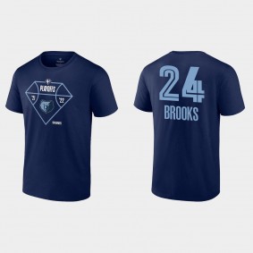 2022 NBA Playoffs Grizzlies Dillon Brooks Diamond Tip Off T-shirt Navy