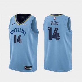 Men's Memphis Grizzlies #14 Gorgui Dieng Statement Jersey - Blue