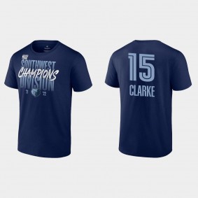 2022 Southwest Division Champions Grizzlies Brandon Clarke Locker Room T-shirt Navy