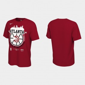 Atlanta Hawks 2021 NBA Playoffs City DNA Red T-Shirt