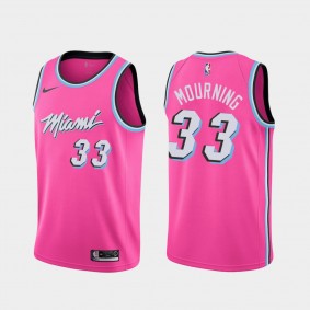 Heat Alonzo Mourning Earned Jersey - Pink
