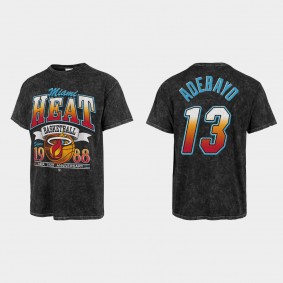 Heat Bam Adebayo NBA 75TH Black Mashup Tubular T-shirt