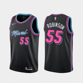 Miami Heat Duncan Robinson City Men's Jersey Black #55
