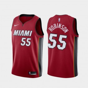 Miami Heat Duncan Robinson Statement Men's Jersey Red #55
