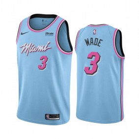 Miami Heat Dwyane Wade #3 City Vice Night Jersey
