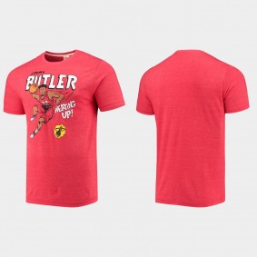Miami Heat Jimmy Butler #22 Homage Red Player Comic Book T-Shirt
