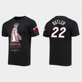 Miami Heat #22 Jimmy Butler Caricature Black Pro Standard T-shirt