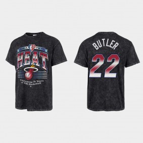 Heat Jimmy Butler NBA 75TH Black Vintage Tubular T-shirt