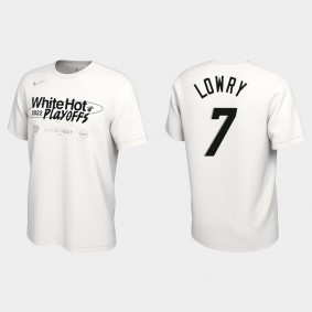 2022 NBA Playoffs Heat Kyle Lowry Mantra T-shirt White