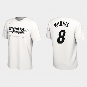 2022 NBA Playoffs Heat Markieff Morris Mantra T-shirt White