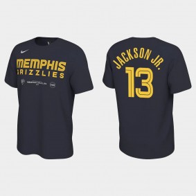 Men's Grizzlies 2022 NBA Playoffs Jaren Jackson Jr. T-shirt Navy