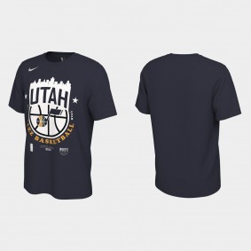 Utah Jazz 2021 NBA Playoffs City DNA Navy T-Shirt