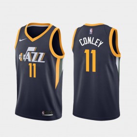 Men's Utah Jazz #11 Mike Conley 2019-20 Icon Jersey - Navy