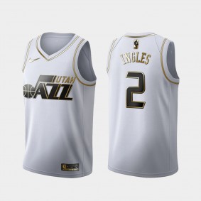 Utah Jazz Joe Ingles #2 Golden Edition White Jersey