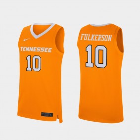 John Fulkerson Tennessee Volunteers #10 Orange Replica College Basketball Jersey