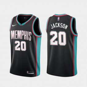 Josh Jackson Memphis Grizzlies Black 20th Season Classic Jersey