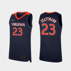 Kody Stattmann Virginia Cavaliers #23 Navy Replica College Basketball Jersey