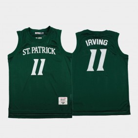Kyrie Irving High School Basketball Jersey Green #11 St. Patrick Jersey