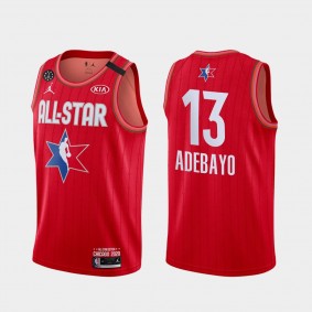 Miami Heat Bam Adebayo Red 2020 NBA All-Star Game Honor Kobe #13 Jersey
