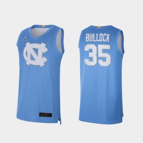 North Carolina Tar Heels Reggie Bullock College Basketball #35 Blue 100th Anniversary Rivalry Limited Jersey