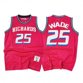 Miami Heat Dwayne Wade High School Basketball Richards Jersey - Pink