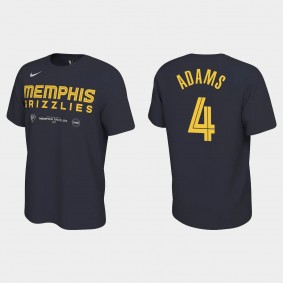Men's Grizzlies 2022 NBA Playoffs Steven Adams T-shirt Navy