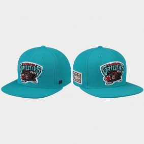 Memphis Grizzlies Hardwood Classic Mitchell Fitted Hat Teal
