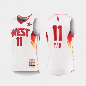 Yao Ming All-Star #11 2009 Hardwood Classics White Jersey
