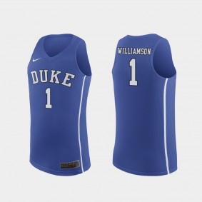Duke Blue Devils Zion Williamson Authentic Men's College Basketball Jersey