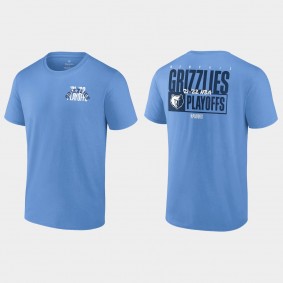 Grizzlies 2022 NBA Playoffs Dunk T-Shirt Blue
