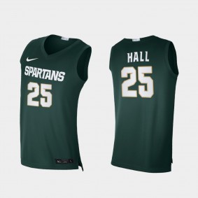 Michigan State Spartans Malik Hall 2020-21 Alumni Limited College Basketball Green Jersey