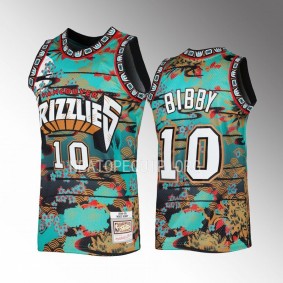 Memphis Grizzlies Mike Bibby Lunar New Year #10 Turquoise Personalized Jersey