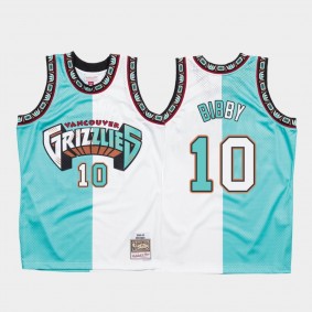 Mike Bibby Vancouver Grizzlies Two-tone Split Edition Jersey