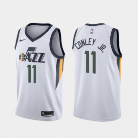 Mike Conley Jr. Utah Jazz 2021-22 Association Edition White Jersey