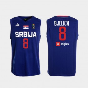 Serbia Nemanja Bjelica #8 2019 FIBA Baketball World Cup Jersey