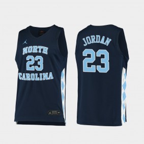North Carolina Tar Heels Michael Jordan 2020-21 Alternate College Basketball Navy Jersey