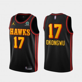 Onyeka Okongwu Atlanta Hawks 2020 NBA Draft Statement Black Jersey